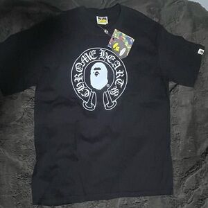 Bape Black Graphic Short Sleeve Tee